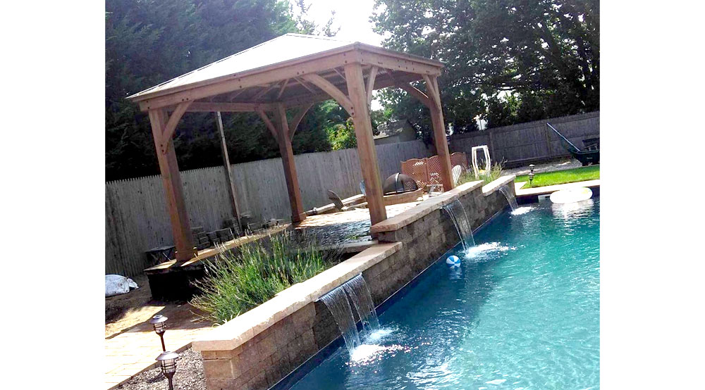 Pool Cabanas, Gazebos, Tiki Bars