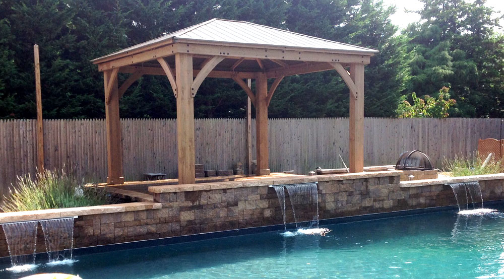 Pool Cabanas, Gazebos, Tiki Bars