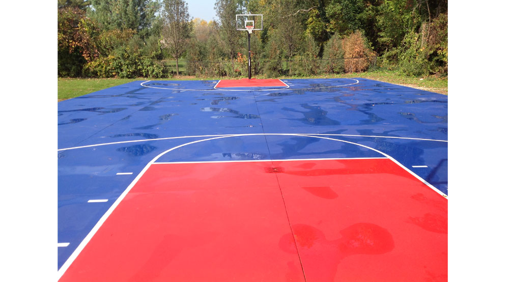 Basketball Court Installation, Basketball Court Painting, Basketball
