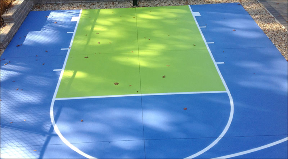 Basketball Court Installation, Basketball Court Painting, Basketball