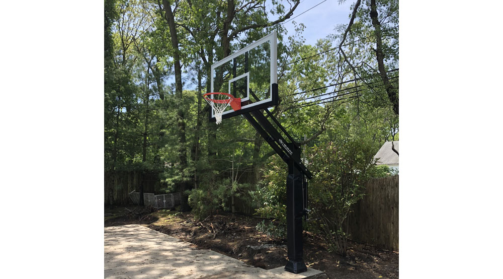 Pro Dunk Adjustable Hoops, InGround Basketball Goals Installation Long