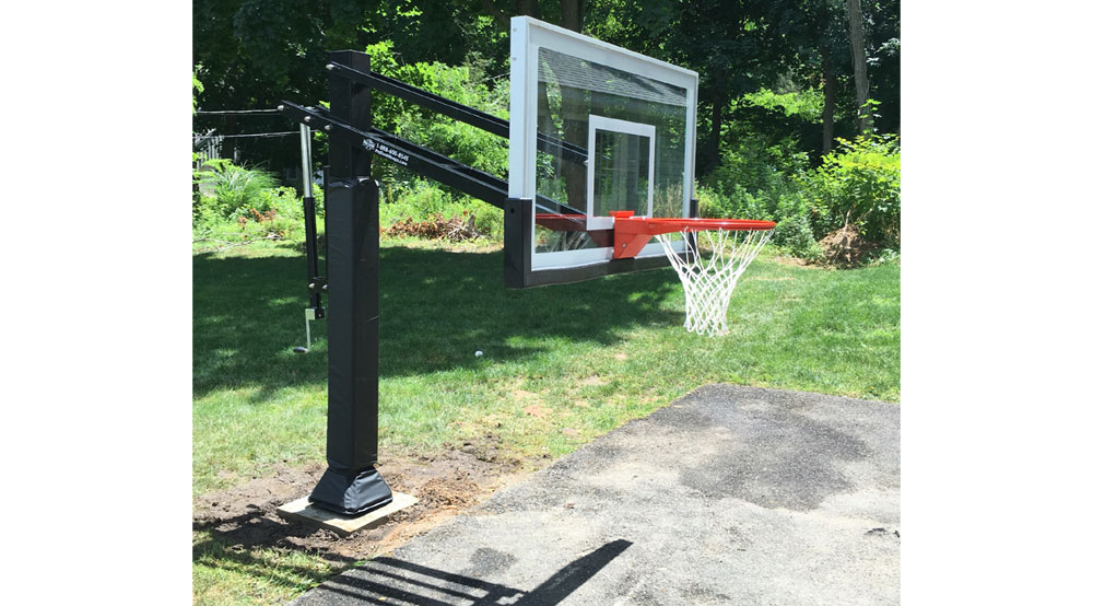 Pro Dunk Adjustable Hoops, InGround Basketball Goals Installation Long