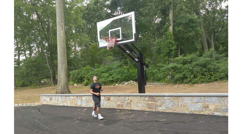 Pro Dunk Adjustable Hoops, InGround Basketball Goals Installation Long