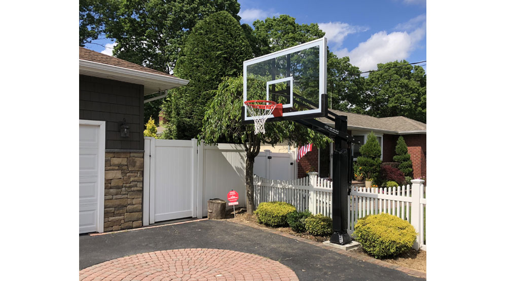 Pro Dunk Adjustable Hoops, InGround Basketball Goals Installation Long