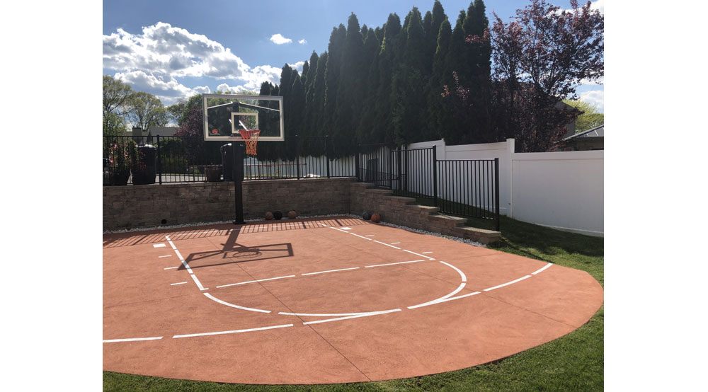 Basketball Court Painting