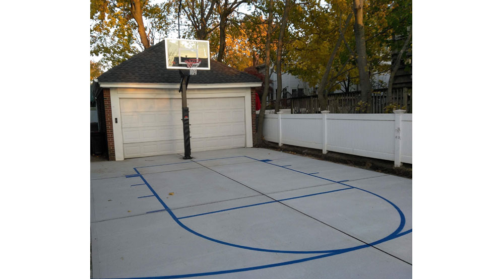 Basketball Court Painting