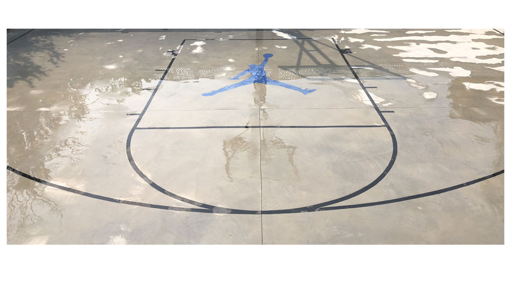 Basketball Court Painting