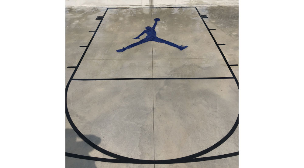 Basketball Court Painting
