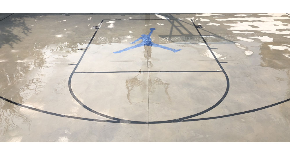 Basketball Court Painting