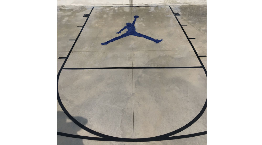 Basketball Court Painting